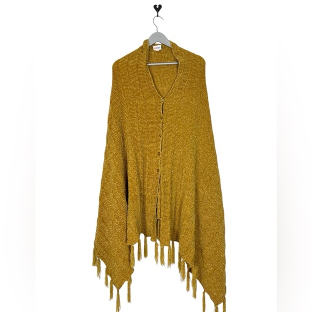 LulaRoe‎ poncho wrap Mimi Tassel Knit Soft Chenille Gypsy Boho One Size boho